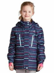 Kraftika Lyžařská bunda se vzorem pro dívku tmavě modrá 4f