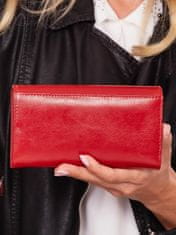CEDAR Červená dámská peněženka z pravé kůže