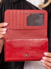 CEDAR Červená dámská peněženka z pravé kůže