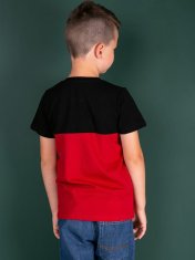 Kraftika Černé a červené chlapecké tričko, velikost 104