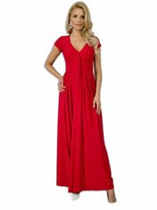 Kraftika Červené elegantní maxi šaty, velikost 38