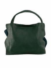 Venere Tmavě zelená měkká dámská taška