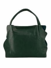 Venere Tmavě zelená měkká dámská taška