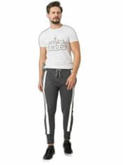 MECHANICH Pánské sportovní kalhoty s lampami tmavě šedá, velikost s