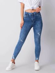 RUE PARIS Modré džínové kalhoty, velikost 27
