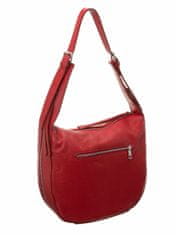 BADURA Červená kožená dámská taška, 5903051059889