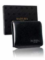 BADURA Černá pánská peněženka na zip