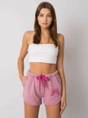 Forever Pink Světle fialové dámské bavlněné šortky, velikost s