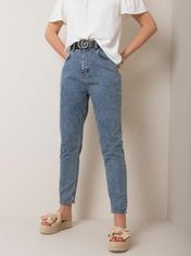 RUE PARIS Modré džínové kalhoty, velikost 40