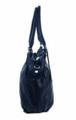 Mahel Velká dámská kabelka / pytel přes rameno 334-mh tmavě modrá