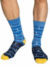 Kraftika Pánské ponožky modro-tmavě modré, velikost 41-46