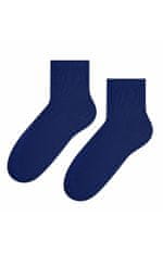 STEVEN 037 tmavě modré dámské ponožky-nekompresní lem Barva: modrá tmavá, Velikost: 38-40