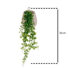 Atmosphera Umělý břečťan v závěsném květináči, 58 cm