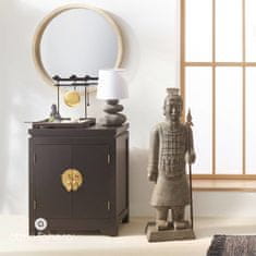 Atmosphera Relaxační set s postavou Buddhy ZEN GARDEN, 26 x 26 x 26 cm, černá
