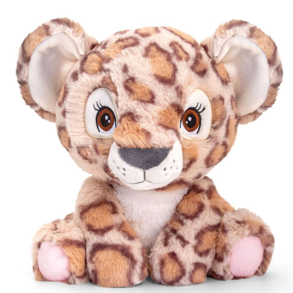 Levně Keel Toys SE1087 Keeleco Leopard - eko plyšová hračka 16 cm