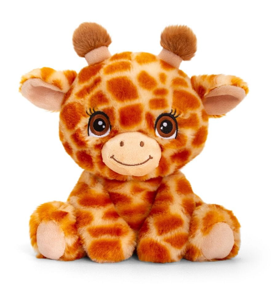 Levně Keel Toys SE1088 Keeleco Žirafa - eko plyšová hračka 16 cm