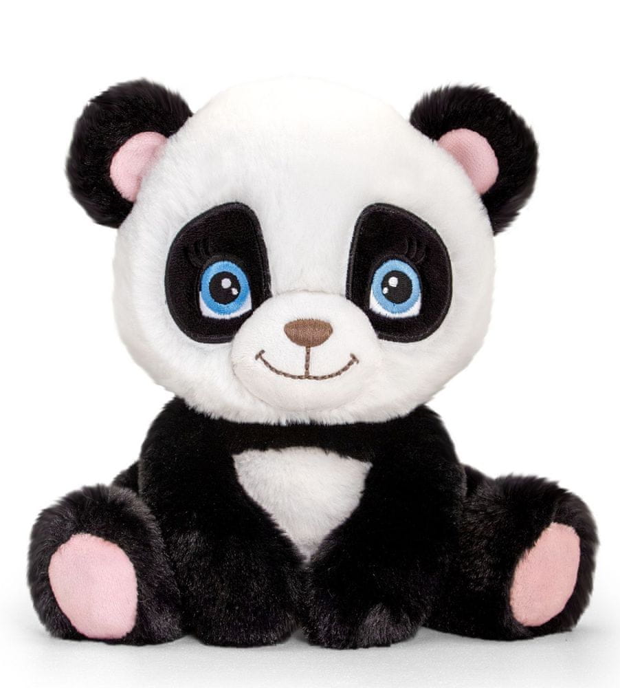 Levně Keel Toys SE1089 Keeleco Panda - eko plyšová hračka 16 cm