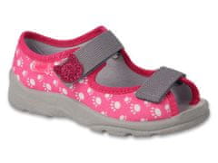 Befado dívčí sandálky MAX 969Y166 růžové, kočka, velikost 32