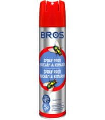 BROS 00492 Sprej proti mouchám a komárům 400 ml