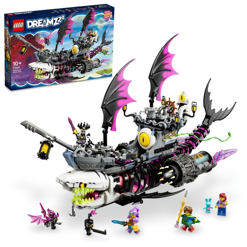 Levně LEGO DREAMZzz 71469 Žraločí loď z nočních můr