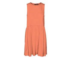 Vero Moda Dámské šaty VMMADI Tight Fit 10282550 Georgia Peach (Velikost XS)