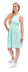 Vero Moda Dámské šaty VMMADI Tight Fit 10282550 Limpet Shell (Velikost M)