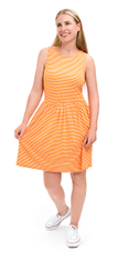 Vero Moda Dámské šaty VMMADI Tight Fit 10282550 Radiant Yellow (Velikost L)