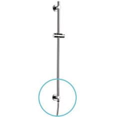 SAPHO Sprchová tyč s vývodem vody, posuvný držák, 720mm, chrom 1202-08 - Sapho