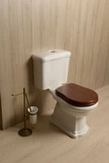 KERASAN RETRO WC kombi mísa 38,5x72cm, zadní odpad, bílá 101301 - Kerasan