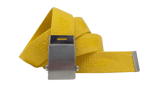 Levis textilní úzký unisex pásek-žlutý