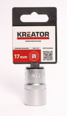 Kreator KRT502008 - 1/2" Nástrčná hlavice (ořech) 17mm