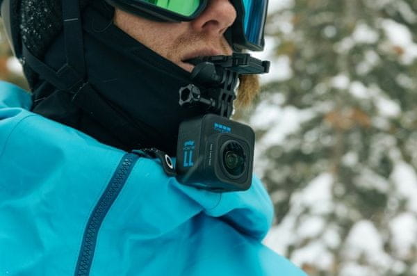 gopro držák kamery do úst turistika horolezectví potravinářský silikon