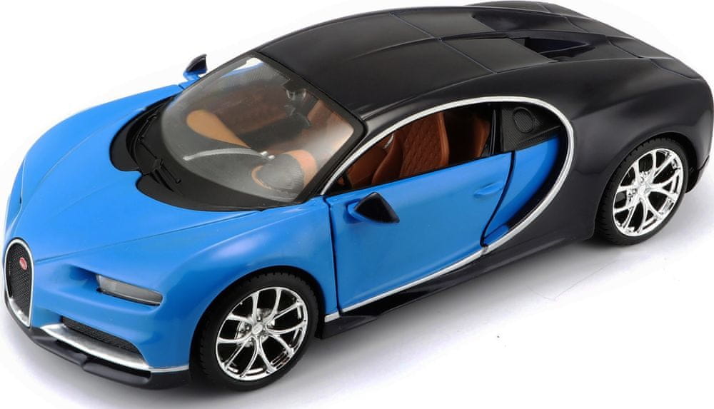 Levně Maisto Kit Bugatti Chiron - modrá
