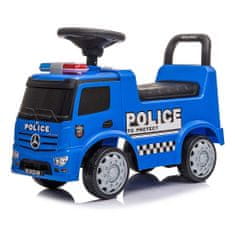 MILLY MALLY Dětské odrážedlo se zvukem Mercedes POLICE modré