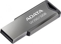 Adata FlashDrive UV350 32GB / USB 3.2 Gen1 / stříbrná
