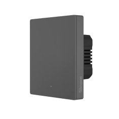 shumee Inteligentní 1kanálový nástěnný vypínač WiFi černý M5-1C-80