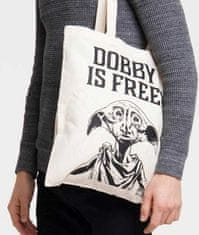 CurePink Shopping taška Harry Potter: Dobby Is Free! (38 x 42 cm)
