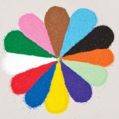 Baker Ross Pytlíčky s barevným pískem (AG211) - 12 barev