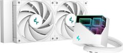 DEEPCOOL vodní chladič LT520 / 2x120 mm fan / ARGB / Intel i AMD bílý