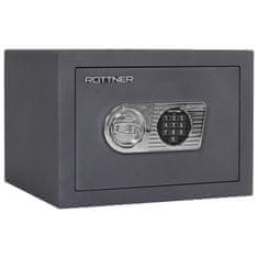 Rottner Toscana 40 EL nábytkový elektronický trezor černý | Elektronický zámek | 42 x 30 x 39 cm