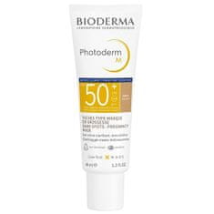 Bioderma Ochranný tónovací gelový krém SPF 50+ Photoderm M (Cream) 40 ml (Odstín Světlý)