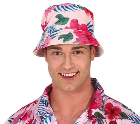 Guirca Pánský klobouk bucket Havaj Flamingo