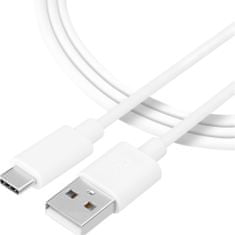 Tactical Smooth Thread Cable USB-A/USB-C 0.3m White, APF-MFI007-05M