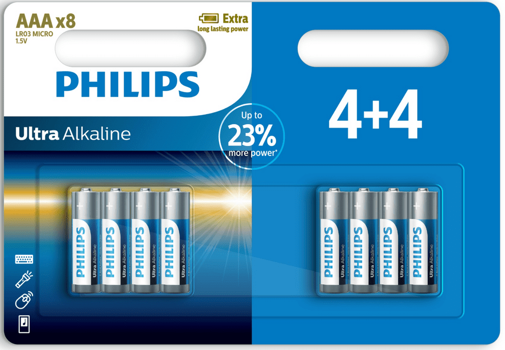 Levně Philips LR03E8B/10 baterie AAA Ultra Alkaline