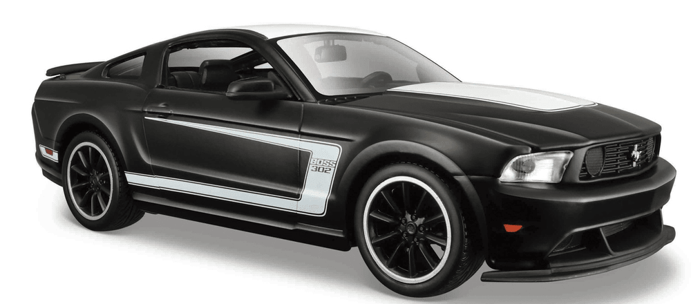 Levně Maisto Ford Mustang Boss 302, matně černá, 1:24
