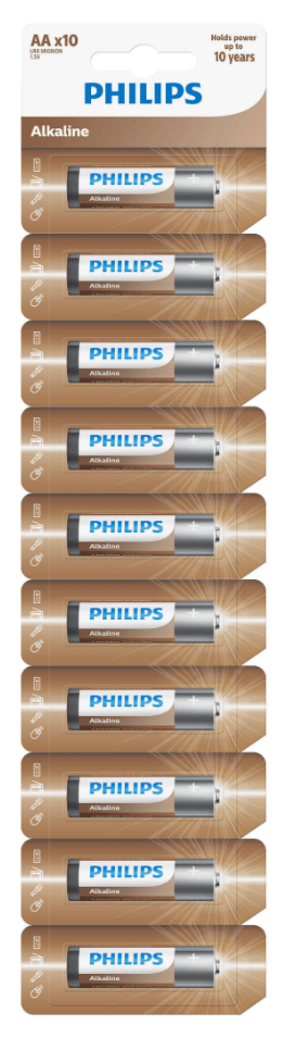 Levně Philips LR6AL10S/10 baterie AA Alkaline