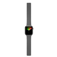 EPICO magnetický pásek pro Apple Watch 38/40/41mm – ŠEDÁ/zelená, 63318101900003