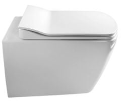 Creavit GLANC WC sedátko, SLIM, Soft Close, bílá GC5030 - CREAVIT