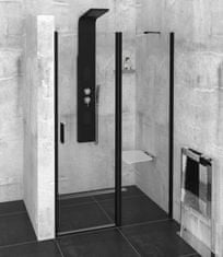 POLYSAN ZOOM LINE BLACK sprchové dveře 1100mm, čiré sklo ZL1311B - Polysan