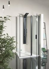 POLYSAN ZOOM LINE BLACK sprchové dveře 1100mm, čiré sklo ZL1311B - Polysan